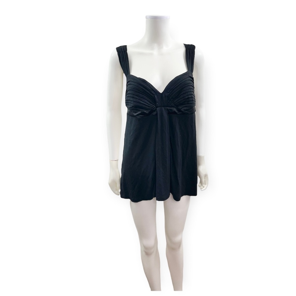 Bcbgeneration Sleeveless Solid Black Blouse. - image 1